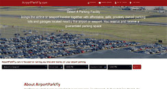 Desktop Screenshot of airportparkfly.com